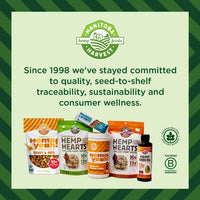 Manitoba Harvest Organic Ground Hemp Seed, 7 oz  5g Plant Based Protein, 6g of Fiber per Serving  Non-GMO Project Verified, Vegan, Keto, Paleo  Omega 3 & 6  Smoothies, oatmeal, use in baking