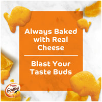 Goldfish Flavor Blasted Xtra Cheddar Cheese Crackers, Baked Snack Crackers, 0.9 Oz On-the-Go Snack Packs, (Pack of 9)