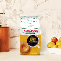 Krispy Kreme Original Glazed Doughnut, Ground Coffee, Flavored Medium Roast, Bagged 12 oz