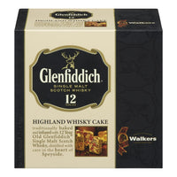 Walker's  Shortbread Glenfiddich Highland Holiday Whisky Cake, Luxury Holiday Treat, 14.1 Oz Box