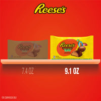 REESE's Milk Chocolate Peanut Butter Creme Eggs, Easter Candy, 9.1 oz Bag
