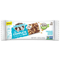 Lenny & Larry's  The Complete Cookie-fied Plant-Based Protein Bar, Vegan and Non-GMO, Chocolate Almond Sea Salt, 45 g, 9 Count