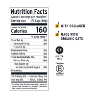 purely elizabeth Oat Pouch Collagen Vanilla Pecan, 8 Ounce