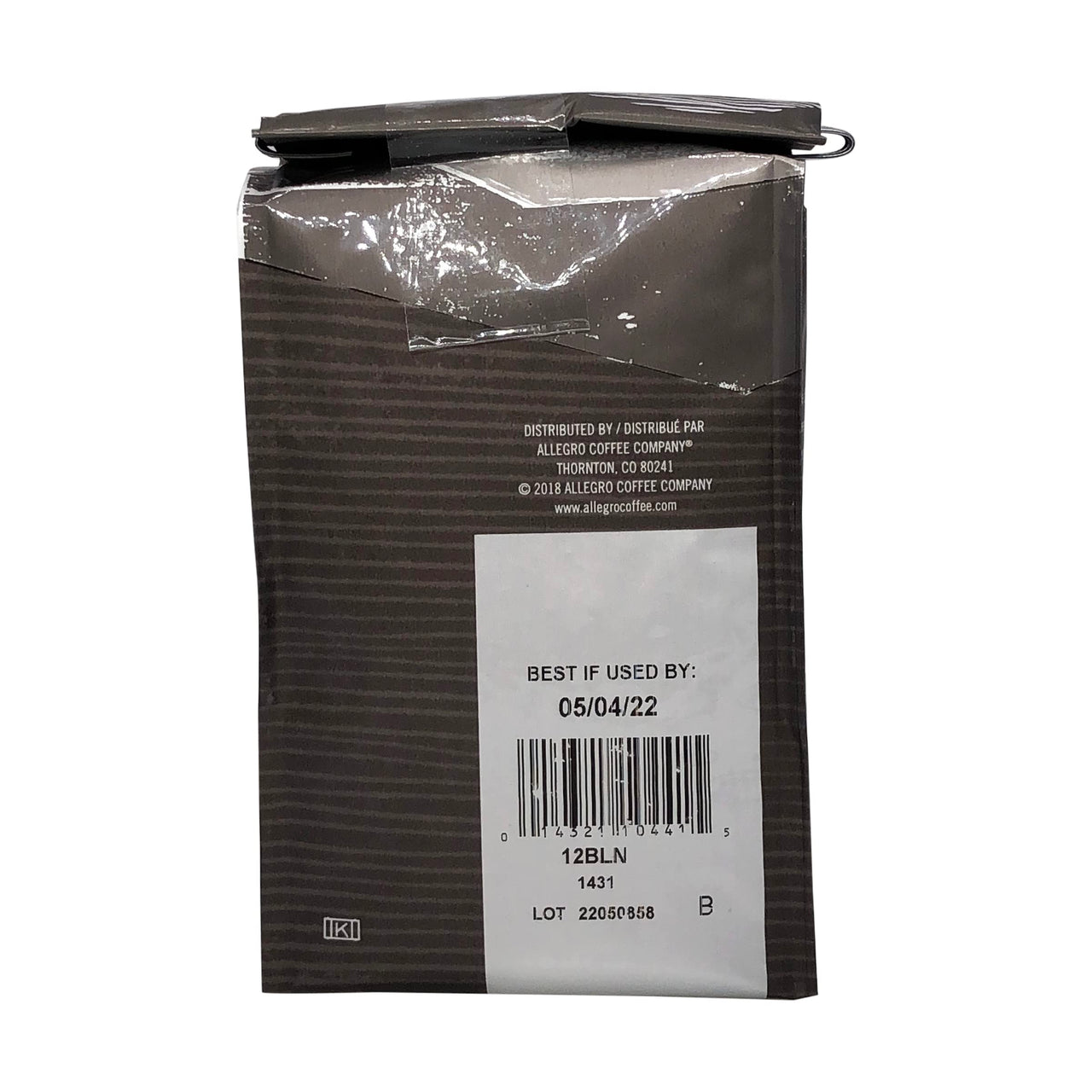 Allegro Coffee Blue Nile Blend Whole Bean Coffee, 12 oz