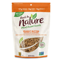 Back to Nature Granola Clusters, Non-GMO Peanut Butter, 11 Ounce