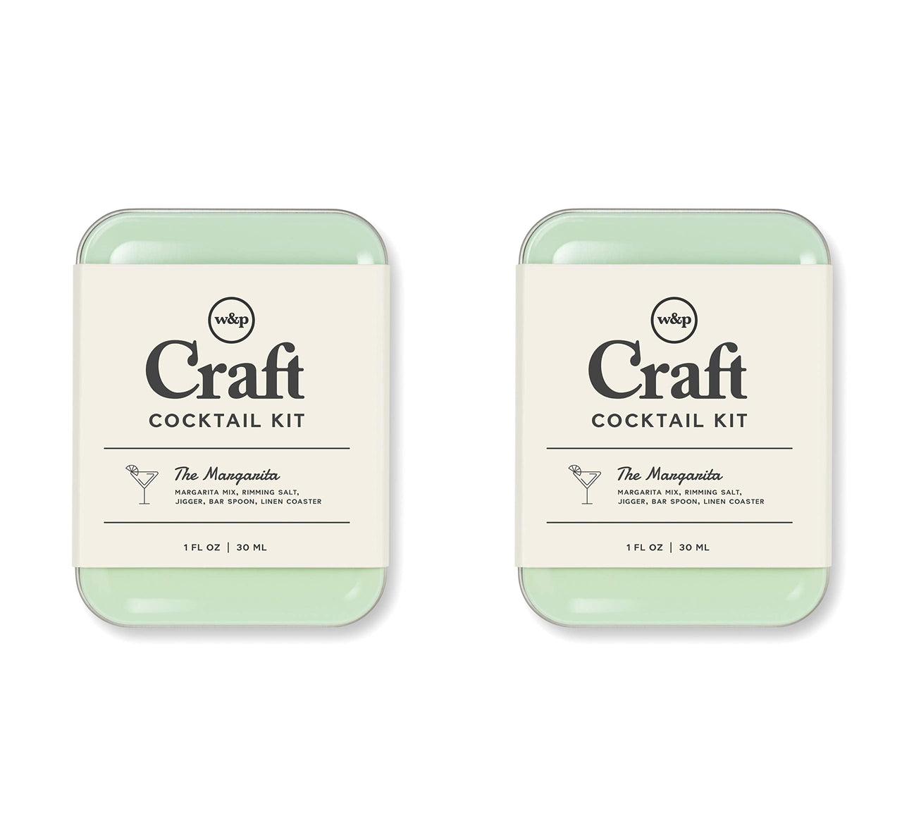 W&P Craft Cocktail Kit, Margarita, Portable Kit for Drinks on the Go, Carry On Cocktail Kit, Pack of 2