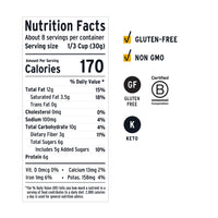 purely elizabeth Granola Peanut Butter Collagen Grain Free, 8 Oz