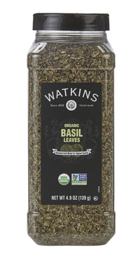 Watkins Gourmet Spice, Organic Basil, 4.9 oz. Bottle (21819)