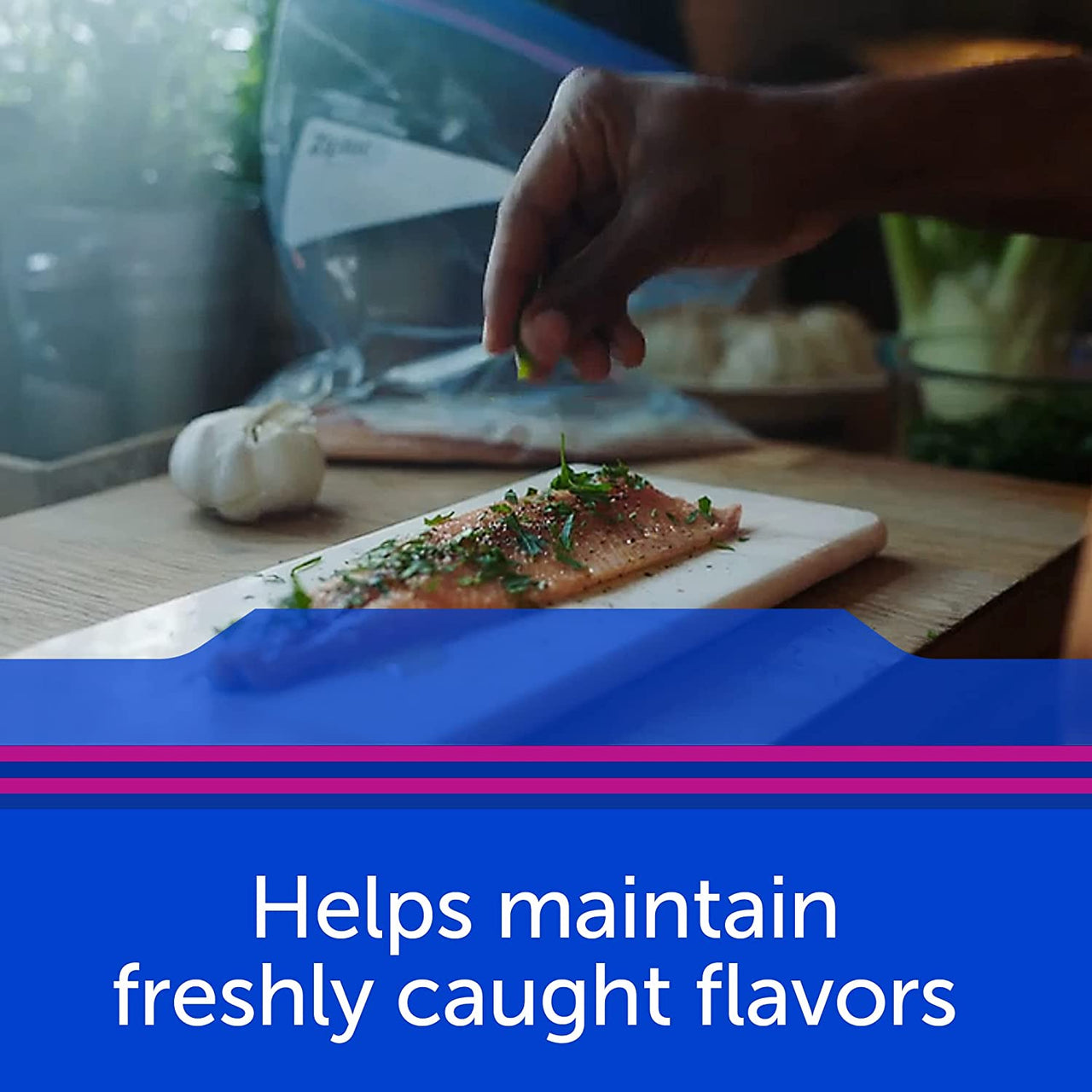 Ziploc Quart Food Storage Freezer Bags, Grip 'n Seal Technology for Easier Grip, Open, and Close, 19 Count