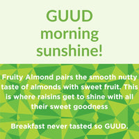 GUUD Fruity Almond Muesli Cereal, 12 Ounce, Gluten Free, Oats, Raisins, Almonds, Cranberries, Flax Seeds, Pumpkin Seeds, Vegan, Non-GMO Certified, Kosher
