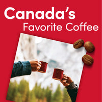 Tim Hortons Dark Roast, Rich Ground Coffee, Perfectly Balanced, Always Smooth, Made with 100% Arabica Beans, 12 Ounce Bag