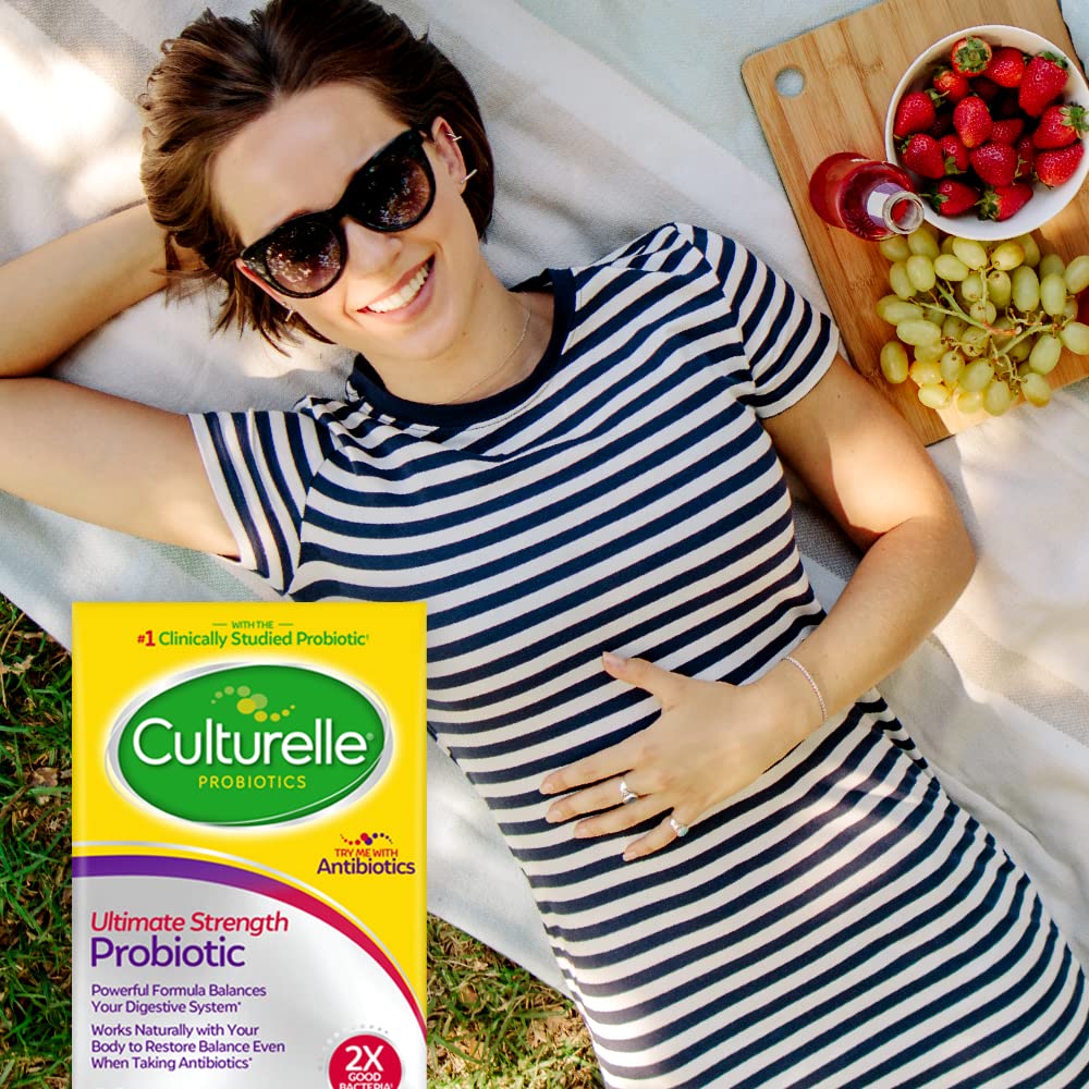 Culturelle Ultimate Strength Unisex Probiotic Supplement with 20 Billion CFUs, 30ct