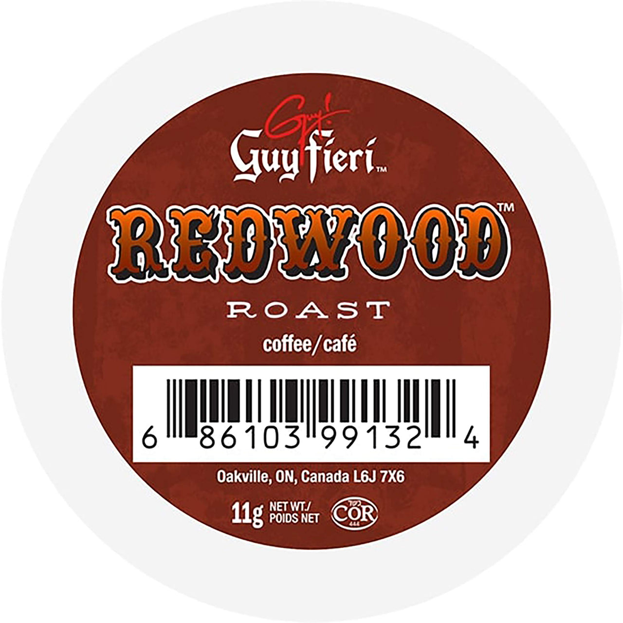 Guy Fieri Flavortown Roasts Coffee Pods, Redwood Roast, Bold Dark Roast Single Serve Coffee for Keurig K Cups Brewer Machines, 24 Count