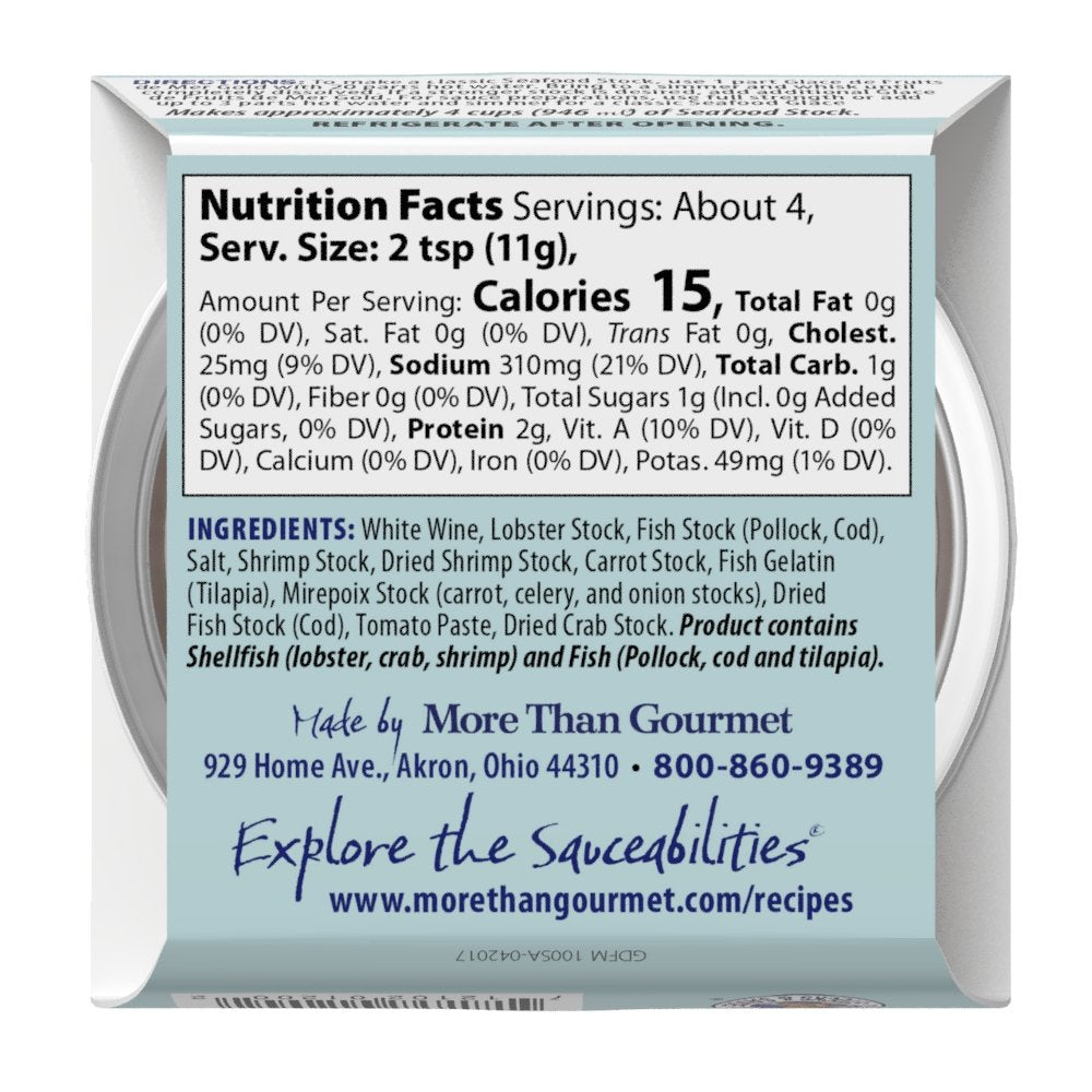 More Than Gourmet Classic Seafood Stock, 1.5 Ounce