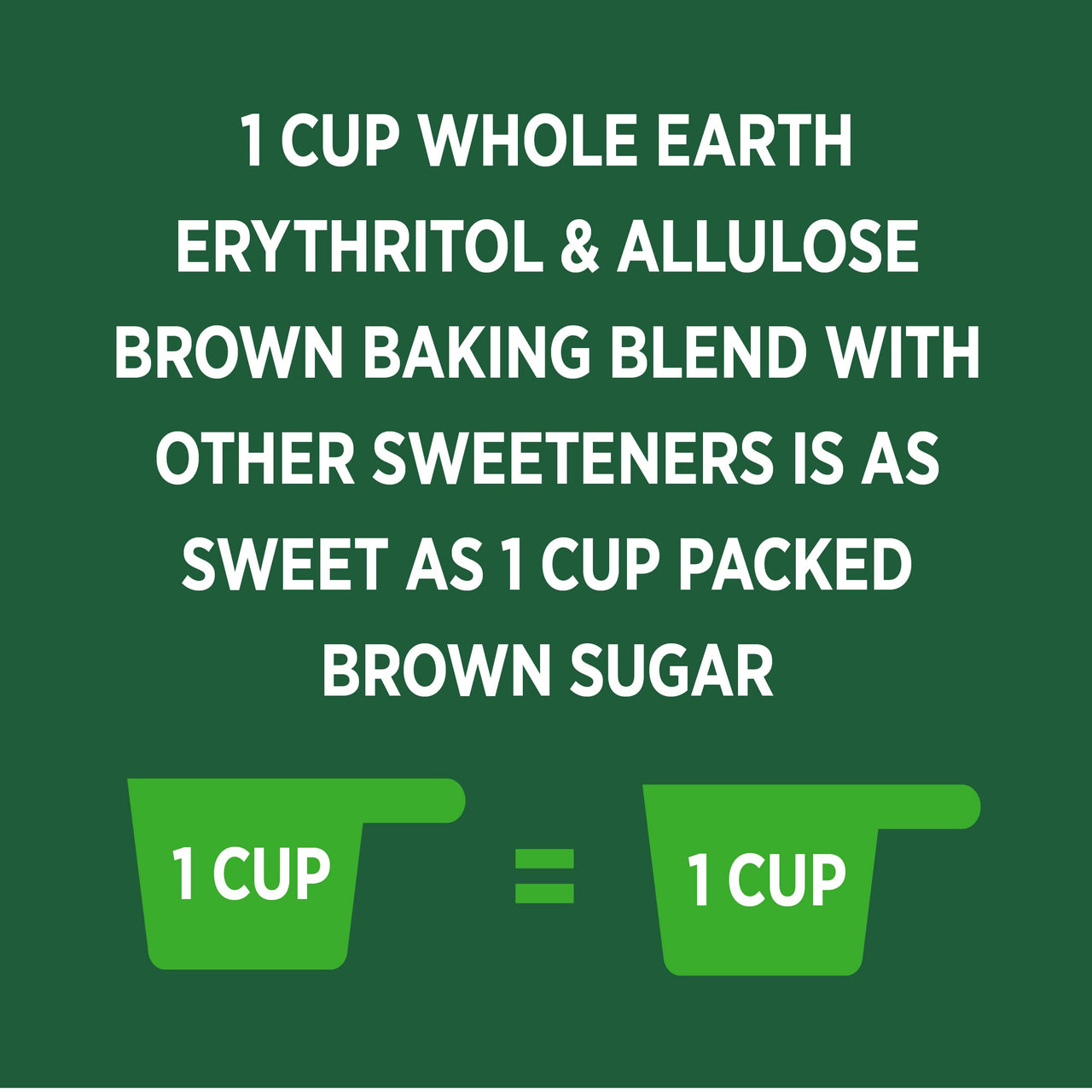 Whole Earth Allulose Baking Blend Brown Sugar Substitute, 12 Ounce Bag