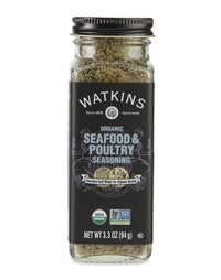 Watkins Gourmet Organic Spice Jar, Seafood & Poultry Seasoning, 3oz