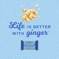 GIN GINS Super Strength Chewy Ginger Candy by The Ginger People - Anti-Nausea and Digestion Aid, Individually Wrapped Healthy Candy - Super Strength Ginger Flavor, Large 1 lb Bag (16 oz) - Pack of 1