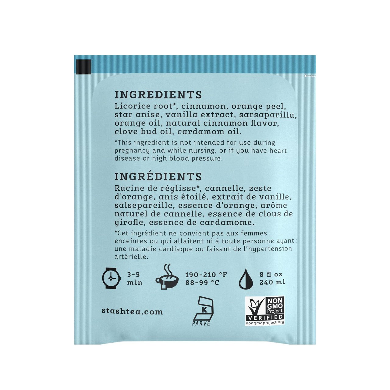 Stash Tea Licorice Spice Herbal Tea, Box of 100 Tea Bags