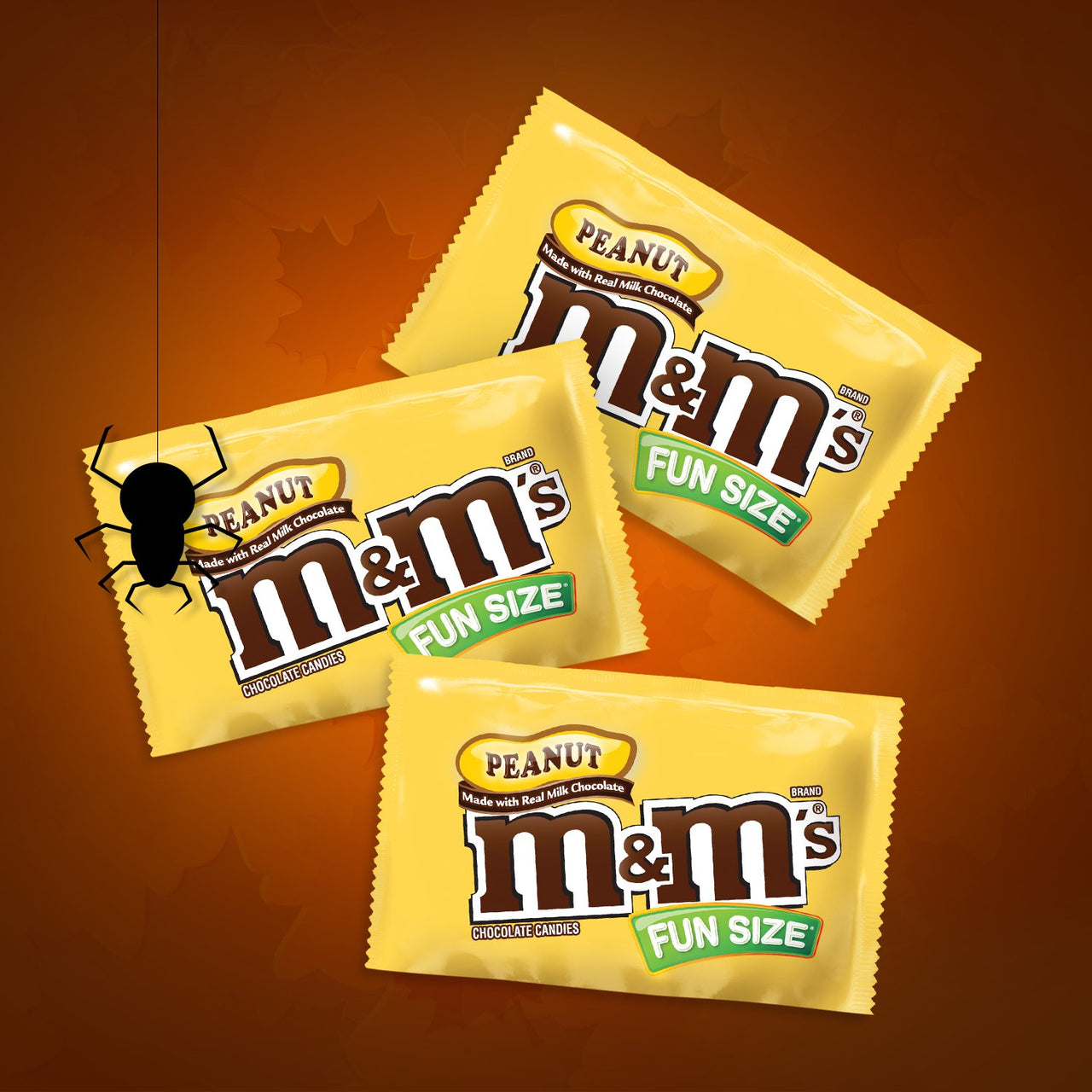 M&M's Peanut Chocolate Candy Fun Size 10.57-Ounce Bag