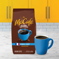 McCafe Paris Caf, Ground Coffee, Medium Roast, 12oz Bag