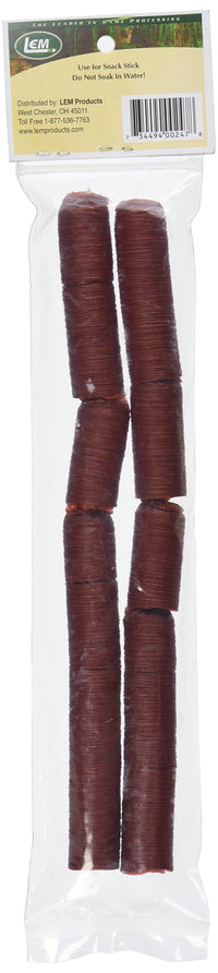 LEM Products Smoked Mahogany Edible Collagen Casing (17mm)