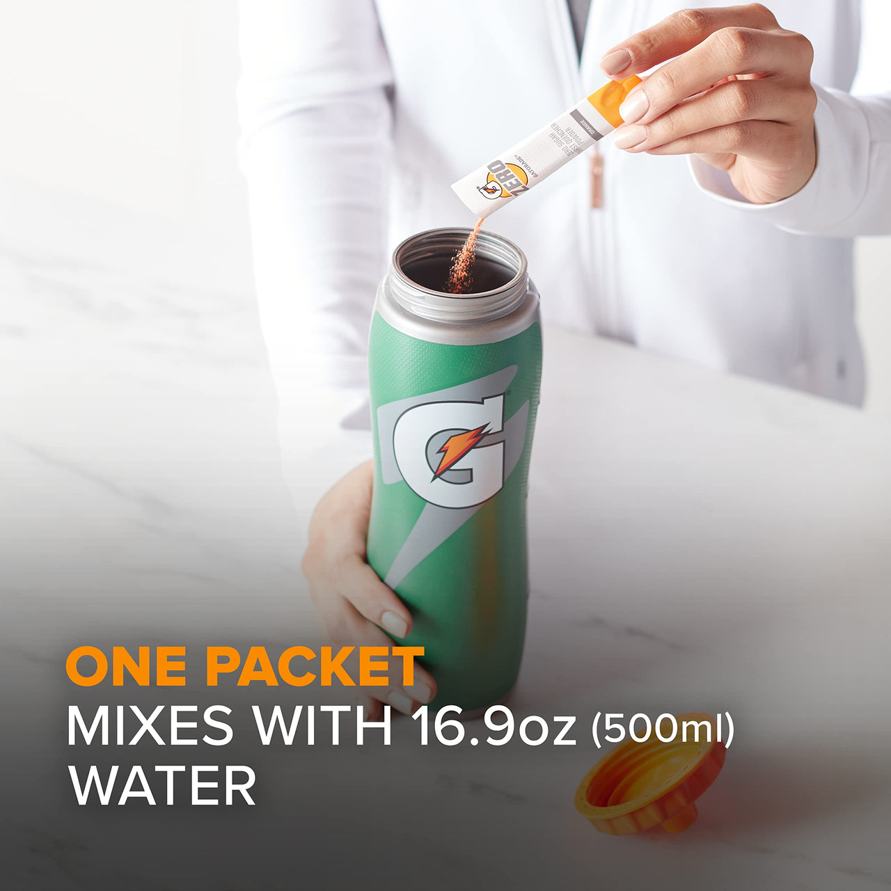 Gatorade G Zero Powder, Glacier Cherry,10 oz (Pack of 120)