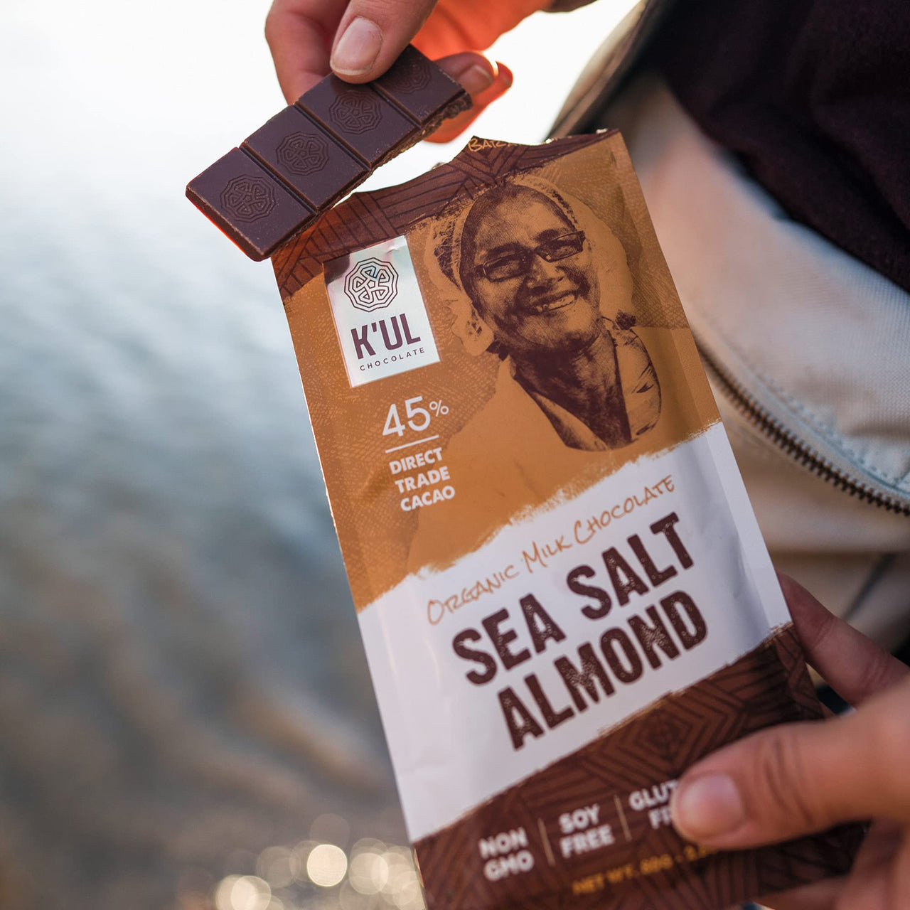 K'UL Chocolate Bars | 3 Pack Burnt Maple Crunch + Sea Salt Almond + Himalayan Sea Salt Milk & Dark Chocolate | Organic, Vegan Chocolate, Gluten Free, Soy Free, Non-GMO, Bean-to-Bar, Fair Trade Milk & Dark Chocolate