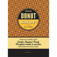 Authentic Donut Shop Blend Decaf Vanilla Hazelnut Single Serve Cups for Keurig K Cup Brewers, 24 Count