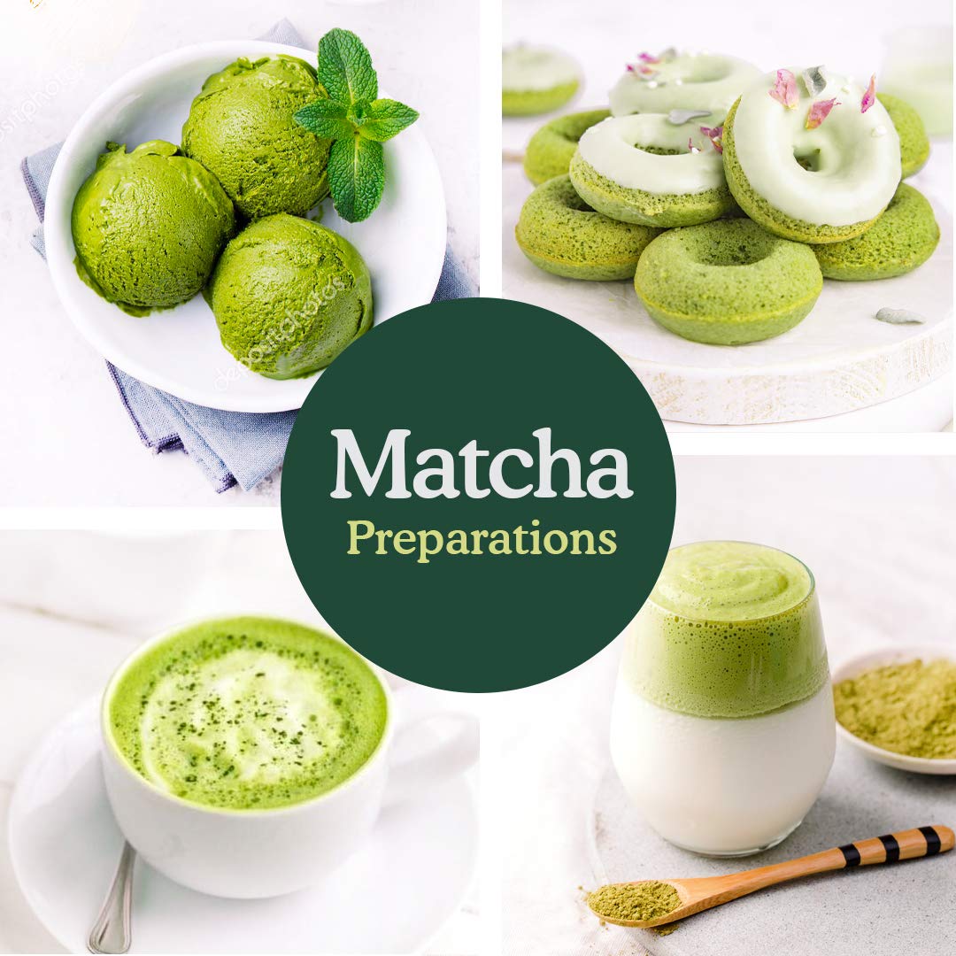VAHDAM, Matcha Green Tea Powder SUPERFOOD (12 Servings) 100% Pure Authentic Japanese Matcha Powder, Classic Culinary Grade Green Tea Matcha 137x Anti-OXIDANTS | Matcha Latte Mix, Smoothies & Recipes, 25g