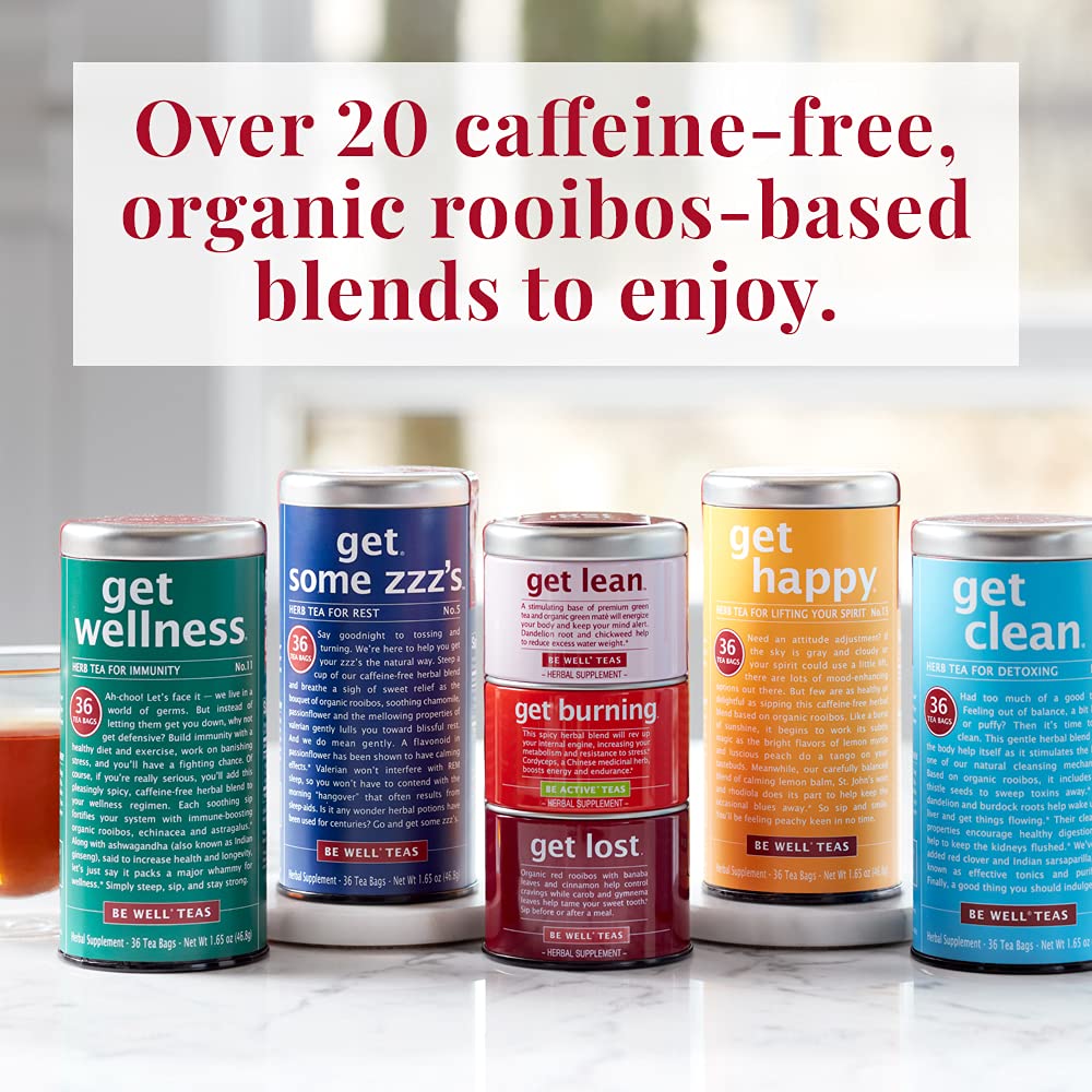 The Republic of Tea, Get Some Zzzs  No. 5 Rest Herb Tea, No Caffeine, 36 Tea Bags