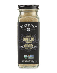 Watkins Gourmet Organic Spice Jar, Garlic Powder, 3.1 Ounce