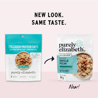 purely elizabeth Oat Pouch Collagen Vanilla Pecan, 8 Ounce