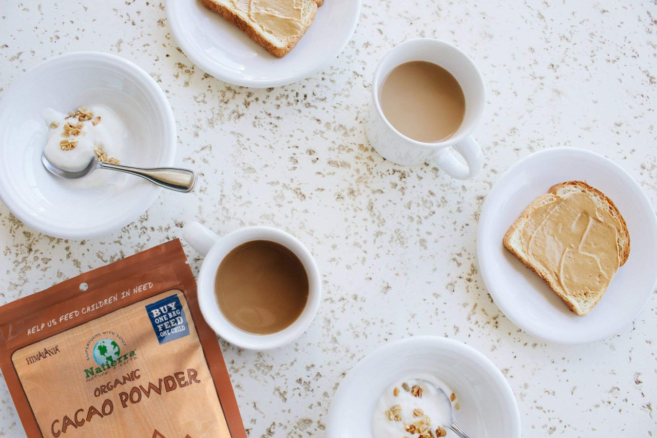 NATIERRAHimalaniaOrganic Cacao Powder Pouch | Non-GMO & Vegan | 8 Ounce