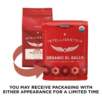 Intelligentsia Coffee, Light Roast Ground Coffee - Organic El Gallo 11 Ounce Bag with Flavor Notes of Milk Chocolate, Honey and Cola