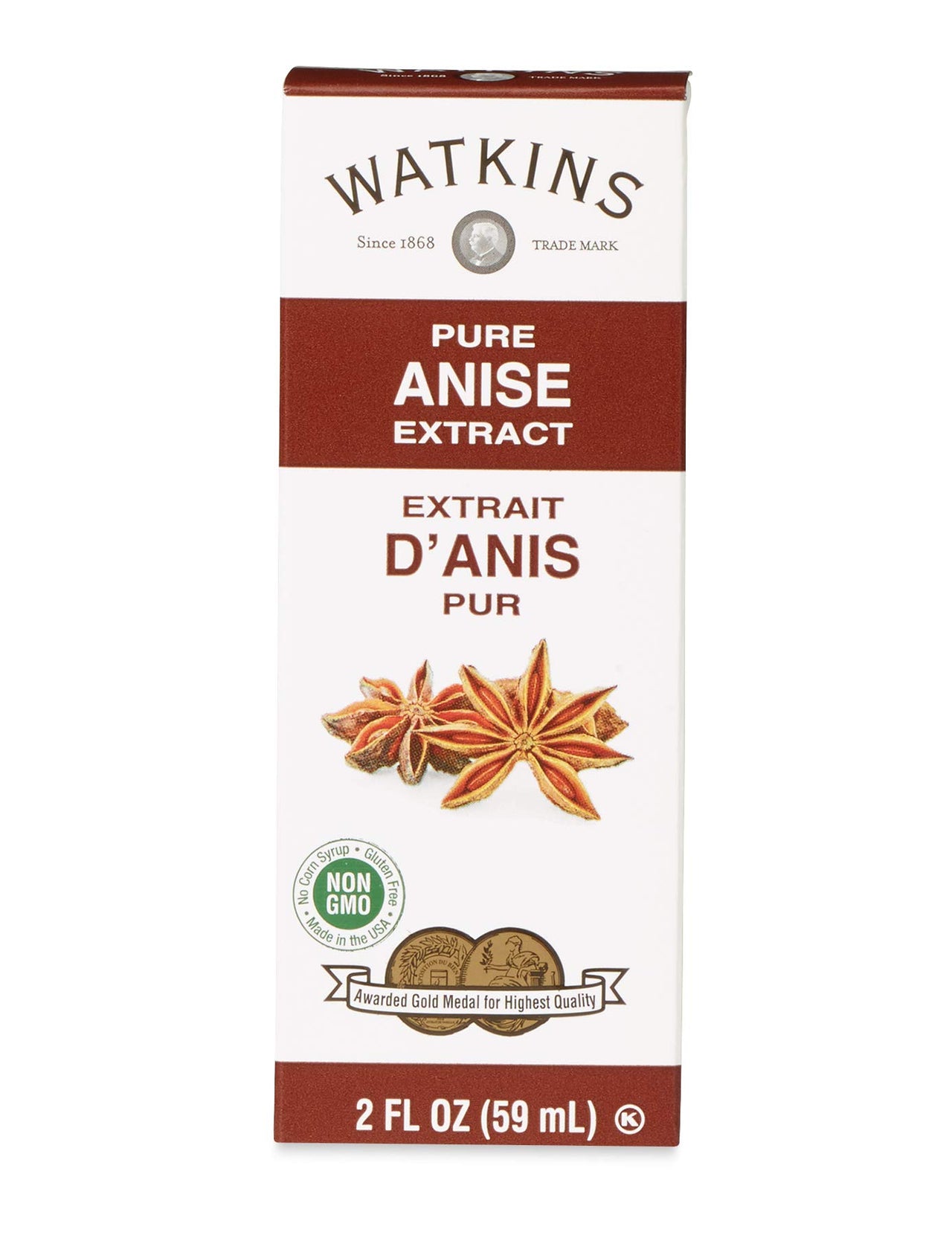 Watkins Pure Anise Extract, 2 oz. Bottles, Pack of 6 (Packaging May Vary)