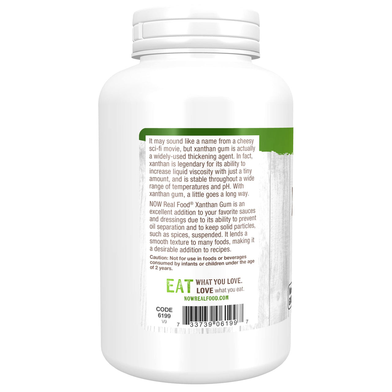 NOW Foods, Xanthan Gum Pure Powder, Kosher and Gluten-Free Natural Thickener, 6-Ounce