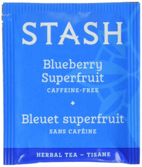 Stash Tea Blueberry Superfruit Herbal Tea, Box of 100 Tea Bags (Packaging May Vary)