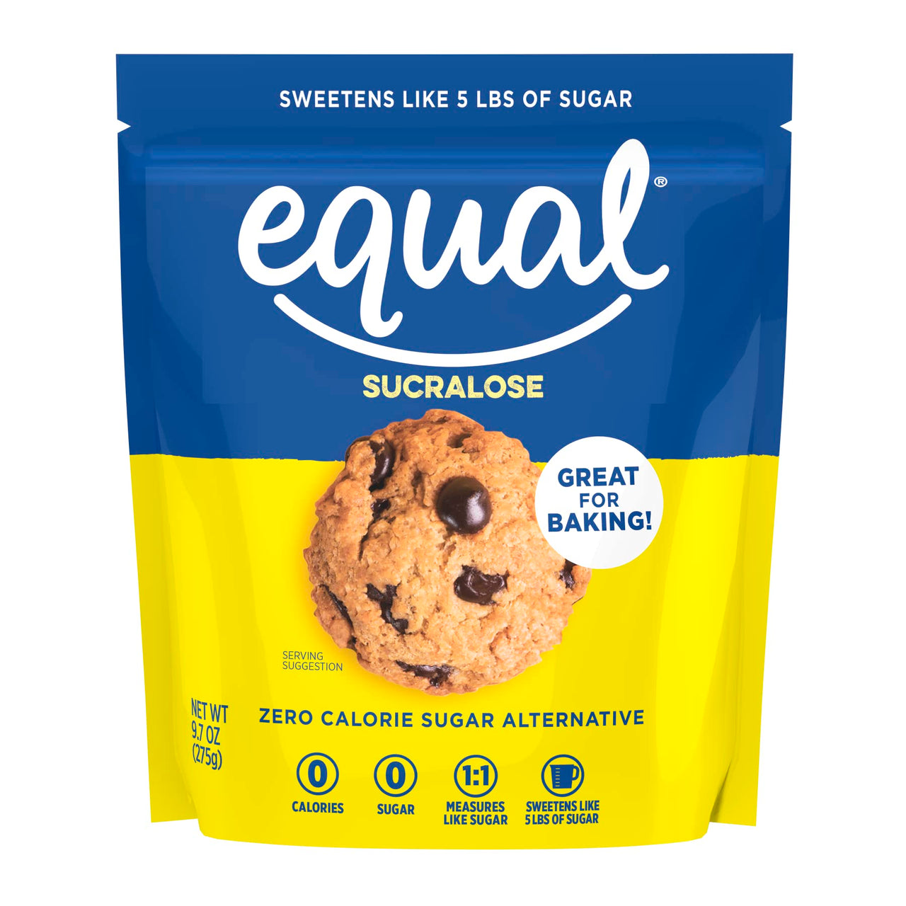 EQUAL Zero Calorie Sucralose Blend 9.7oz Bag