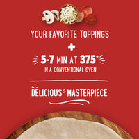 Udi's  Gluten Free Two Cheese Pizza With Crispy Thin Crust, Frozen, 8 oz.