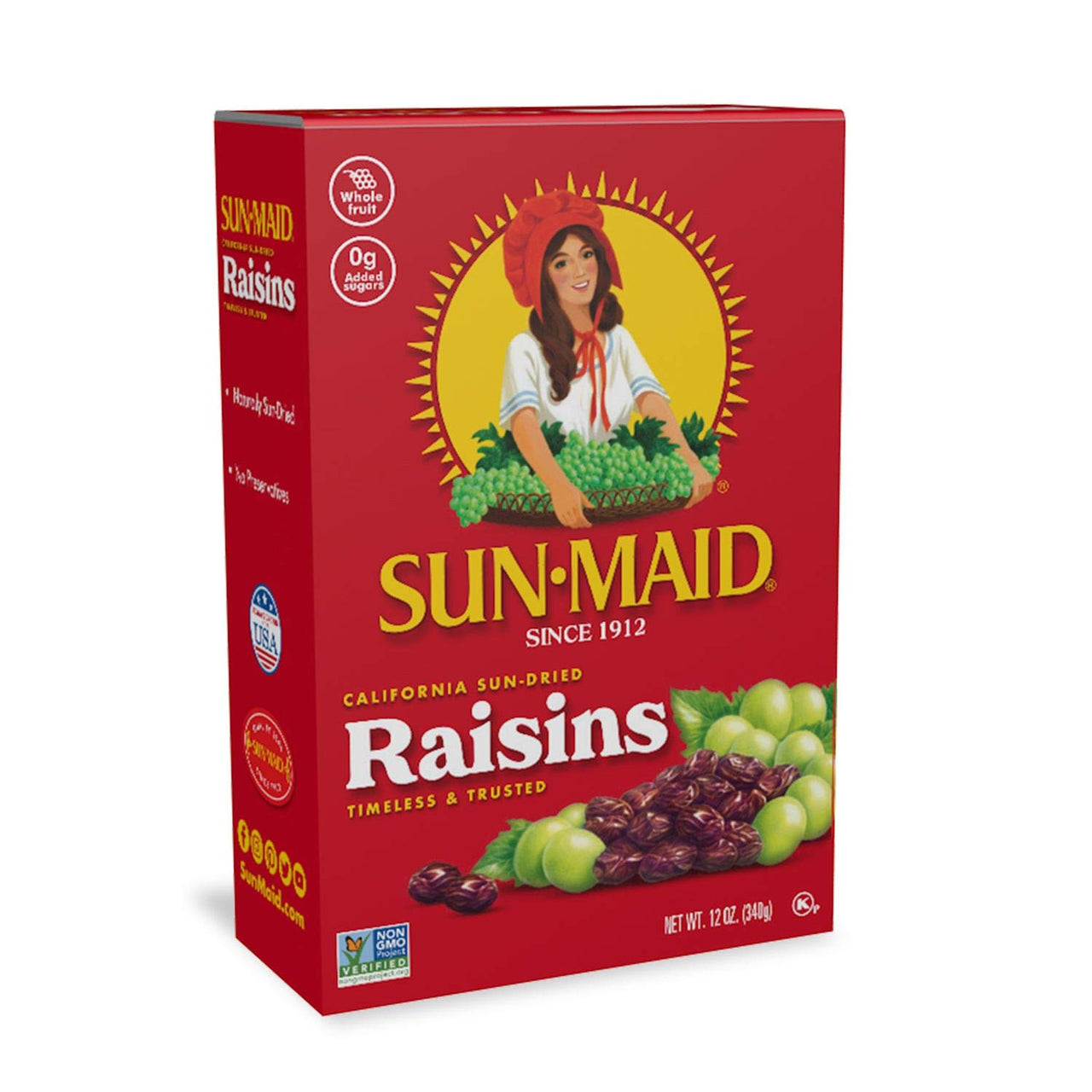 Sun-Maid | California Raisins | 12 Ounce Box (Pack Of 1)