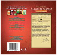 Twinings Decaffeinated English Breakfast Black Tea, 100 Individually Wrapped Tea Bags, Smooth, Flavourful Black Tea