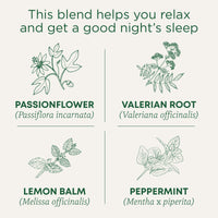 Traditional Medicinals Organic Nighty Night Valerian Relaxation Tea, 16 Tea Bags (Pack of 1)
