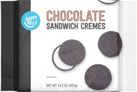 Happy Belly Chocolate Sandwich Crme Cookies, 14.3 Ounce
