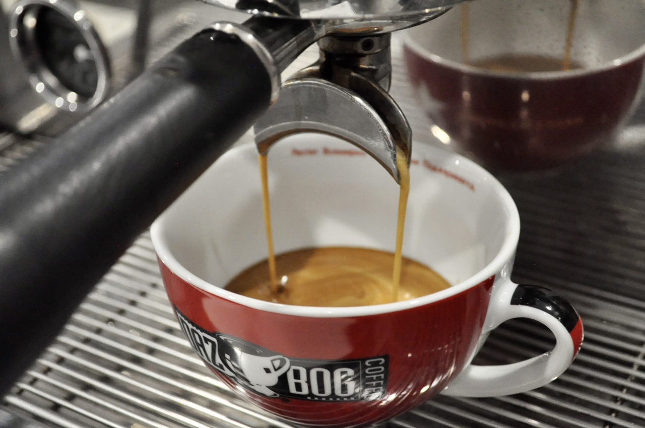 Dazbog Coffee | Caspian Espresso | Whole Bean Coffee | 11 oz. | Sweet & Fruit Flavors | Dark Roast Blend | Full Bodied Espresso | Deep Earthiness | Vacuum Sealed Freshness