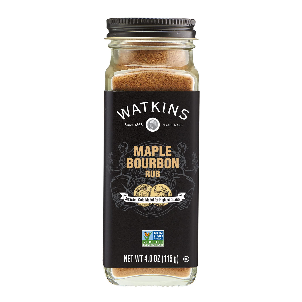 Watkins Maple Bourbon Seasoning, Non-GMO, 4 oz, 1 Count