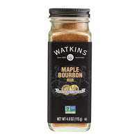 Watkins Maple Bourbon Seasoning, Non-GMO, 4 oz, 1 Count