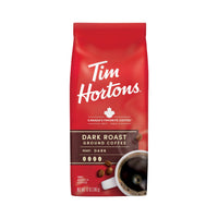 Tim Hortons Dark Roast, Rich Ground Coffee, Perfectly Balanced, Always Smooth, Made with 100% Arabica Beans, 12 Ounce Bag