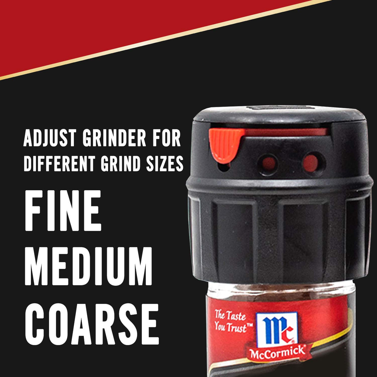 McCormick Sea Salt Grinder, 2.12 oz