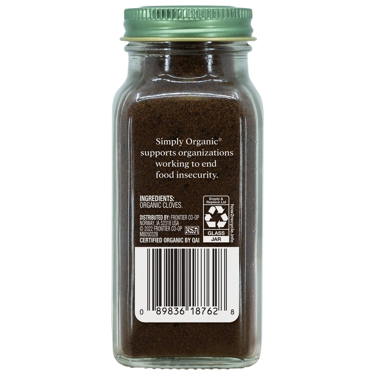 Simply Organic Ground Cloves, Certified Organic | 2.82 oz | Syzygium aromaticum (L.) Merr. & L.M. Perry