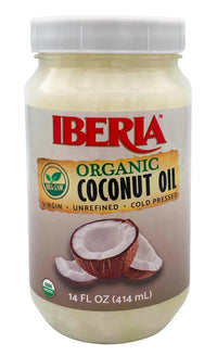Iberia Organic Virgin Unrefined Coconut Oil, 14 Ounce